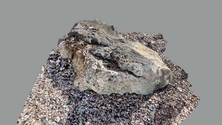 Beach-rocks07 3D Model