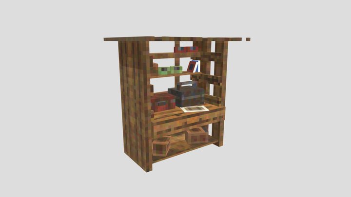 Workbench lvl 1 rust 3D Model