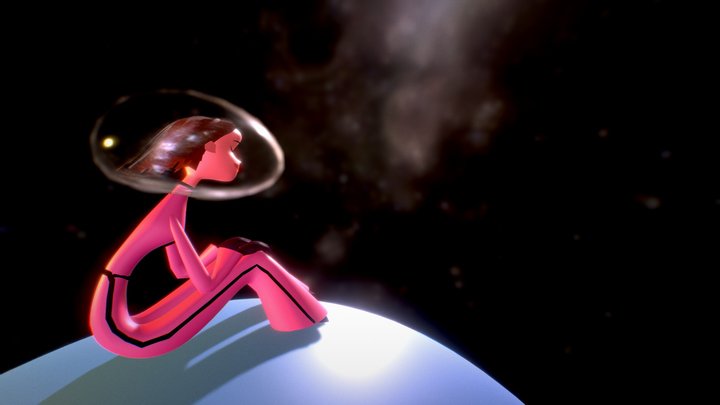 Alice in Outer Space 3D Model