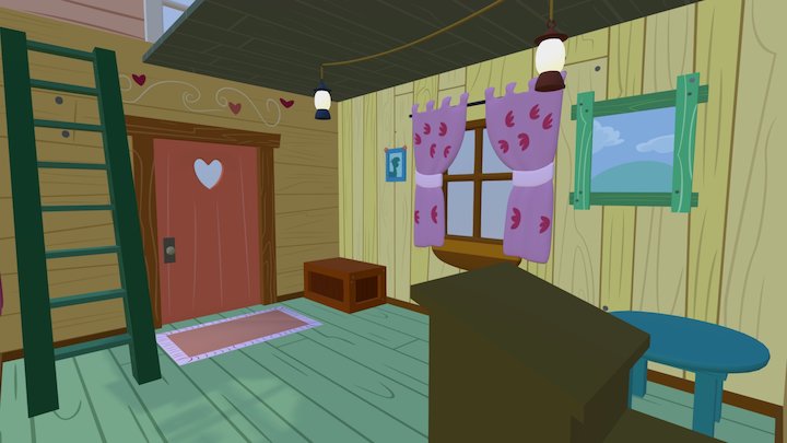 Cutie Mark Crusaders' Clubhouse 3D Model