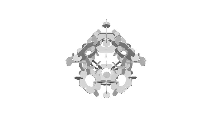 Cuboctaedro truncado 3D Model