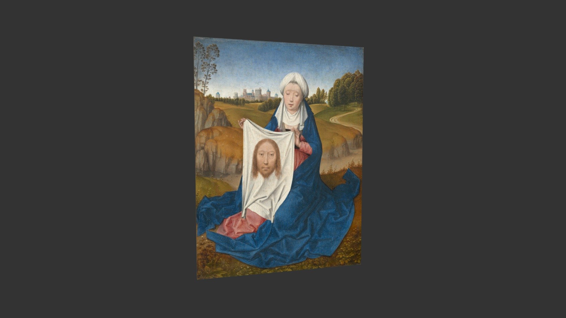 Hans Memling, St. Veronica — Sketchfab embed 3D viewer