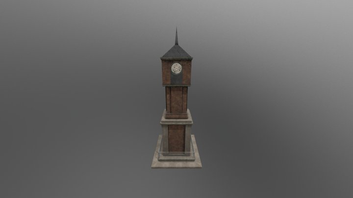 Clock Tower for Prime Network 3D Model