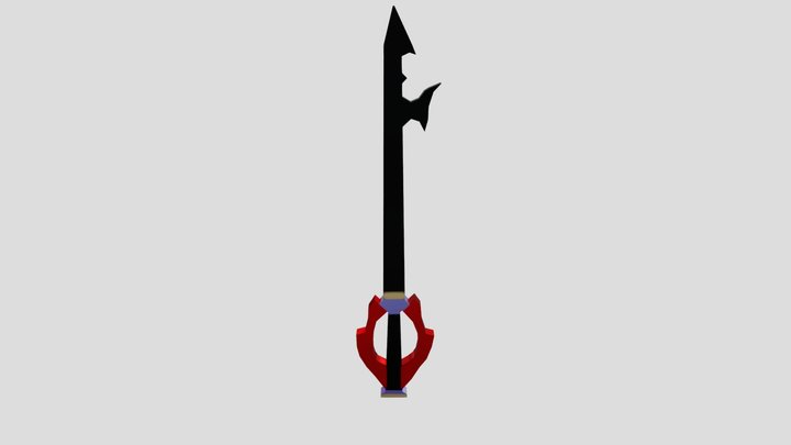 Keyblade of Heart 3D Model