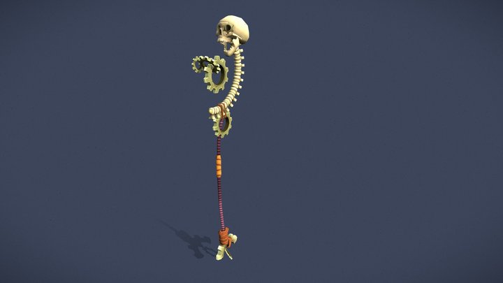 WeaponCraft Necromancer Staaf 3D Model