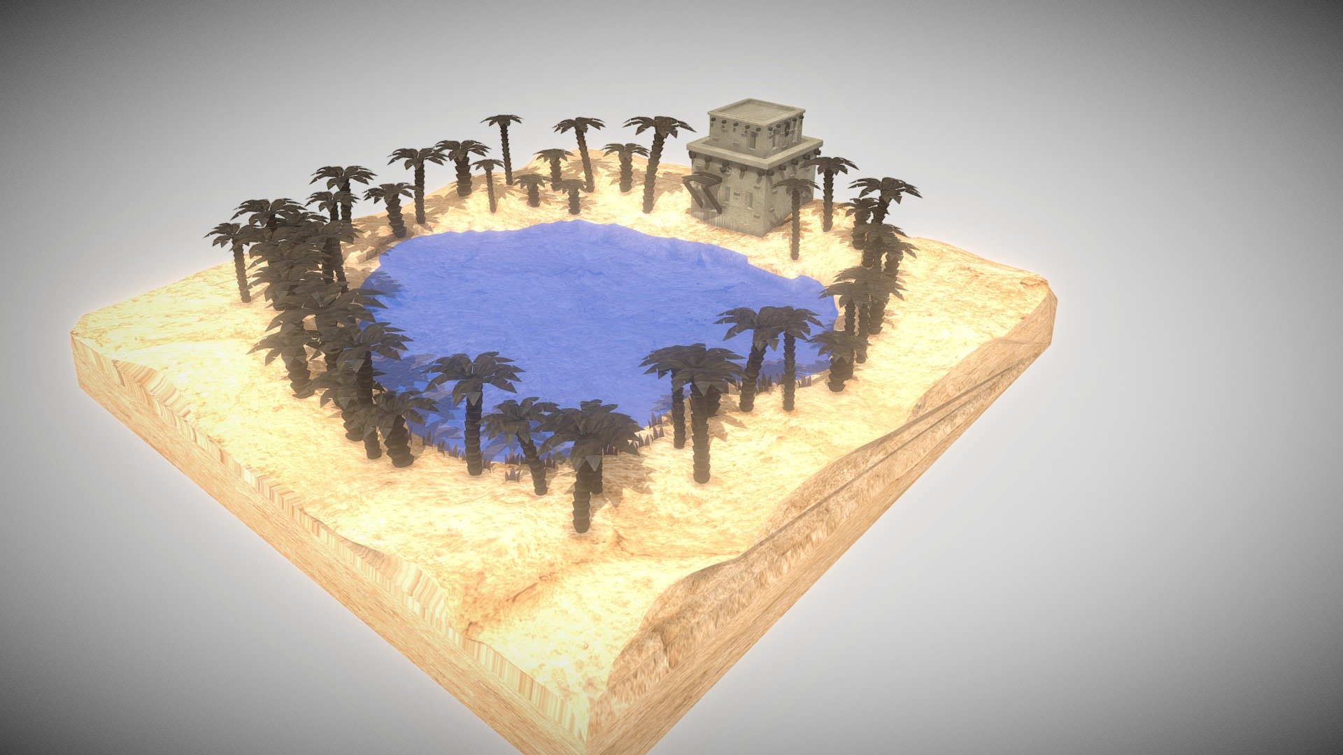 oasis finished project 3D model by Yassin12 [72712b3] Sketchfab