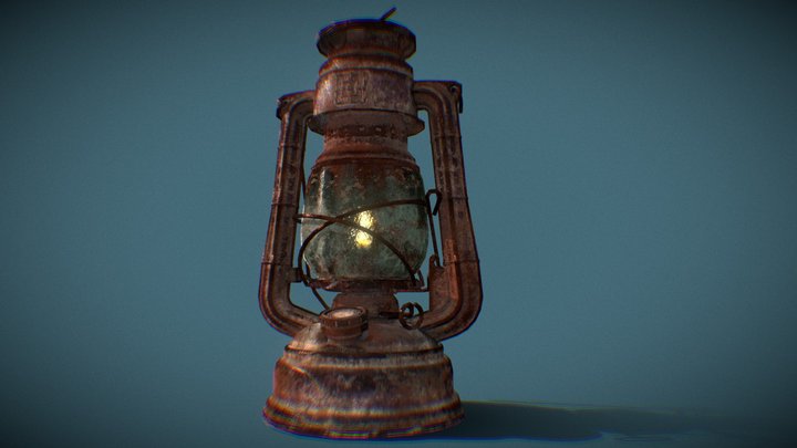 Kerosene Lantern 3D Model