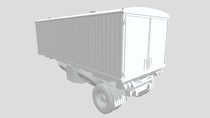 Semi-Trailer. 3D Model