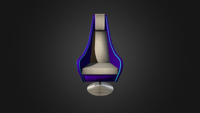 Chair- Scifi-004 3D Model