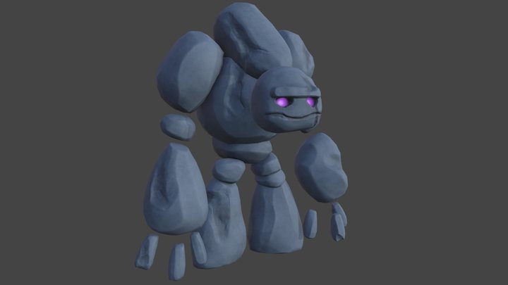 The Guardian Golem 3D Model