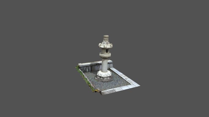 Shinto Statue 01 3D Model