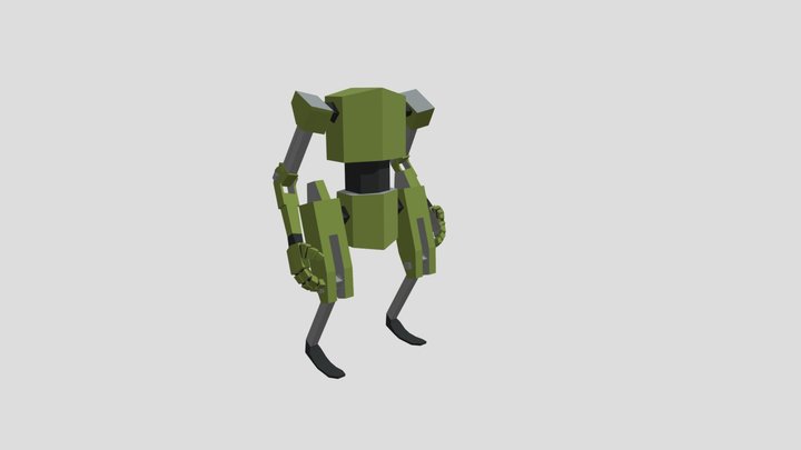 Headless Bot 3D Model