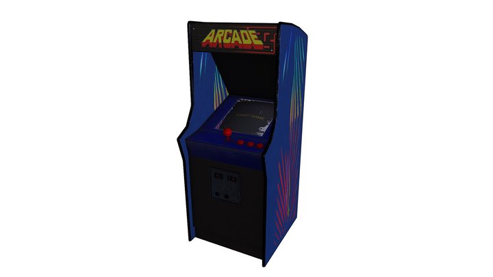 Arcade Machine Cabinet 3D Model