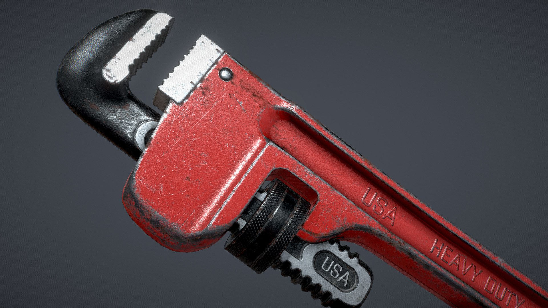 Adjustable Pipe Wrench - Buy Royalty Free 3D model by Infinity ...