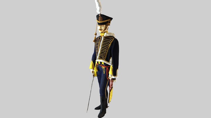 Chief Officer of the Mariupol Hussar Regiment 3D Model