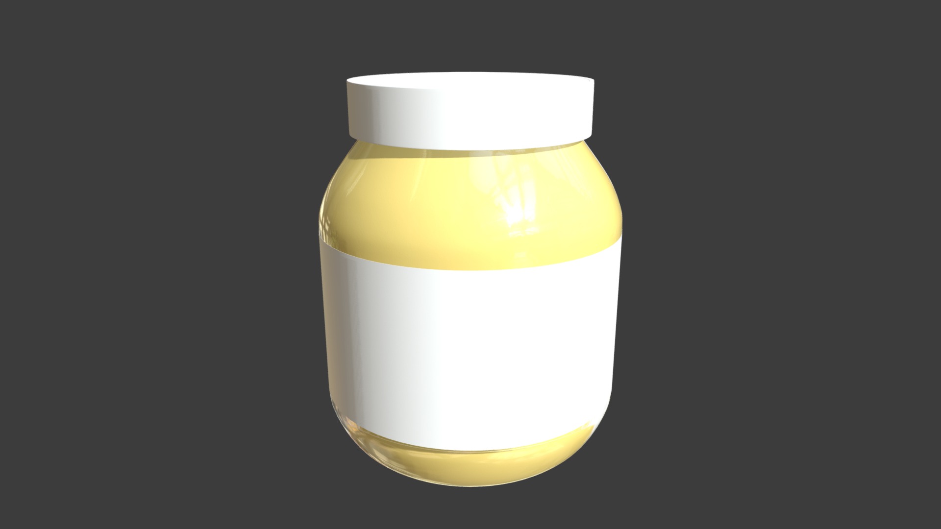 3D model Spread food container - This is a 3D model of the Spread food container. The 3D model is about icon.