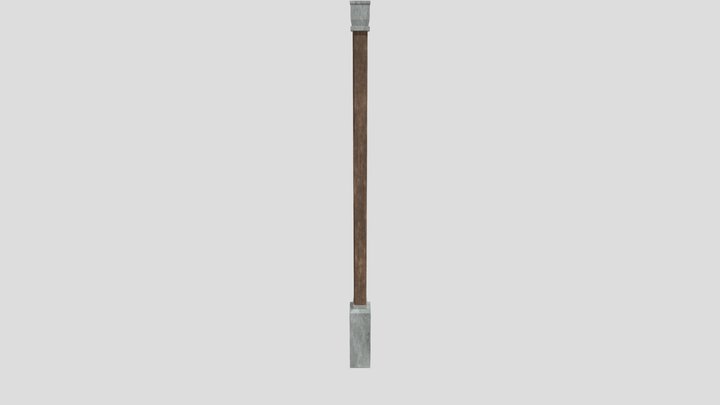 medieval pillar 3D Model
