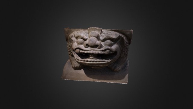 Lion gardien Ba Tam 3D Model