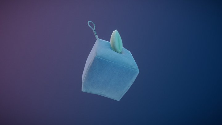 VRCPrefabs - Cubefruit Plushie 3D Model