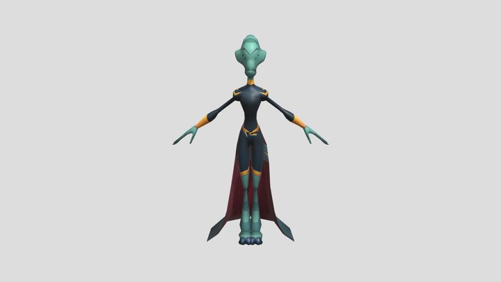 Grand Councilwoman from lilo and stitch (upd) 3D Model