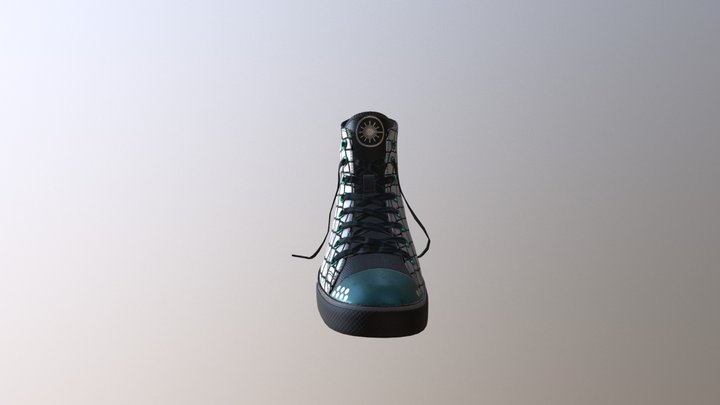 The Ideal Shoe (Converse Brand Mockup) 3D Model