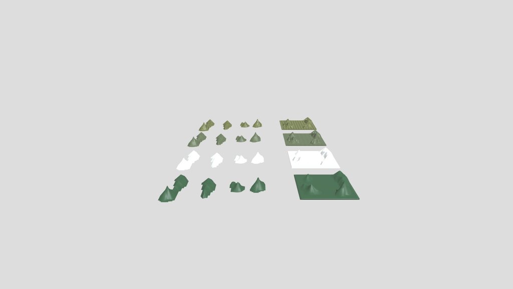 various mountain's pack!