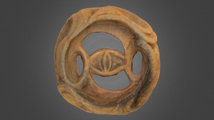耳飾り（縄文時代晩期） Pierce of Final Jomon 3D Model