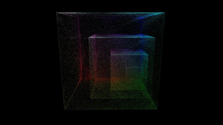 Aa_nested_cubes_pointcloud 3D Model