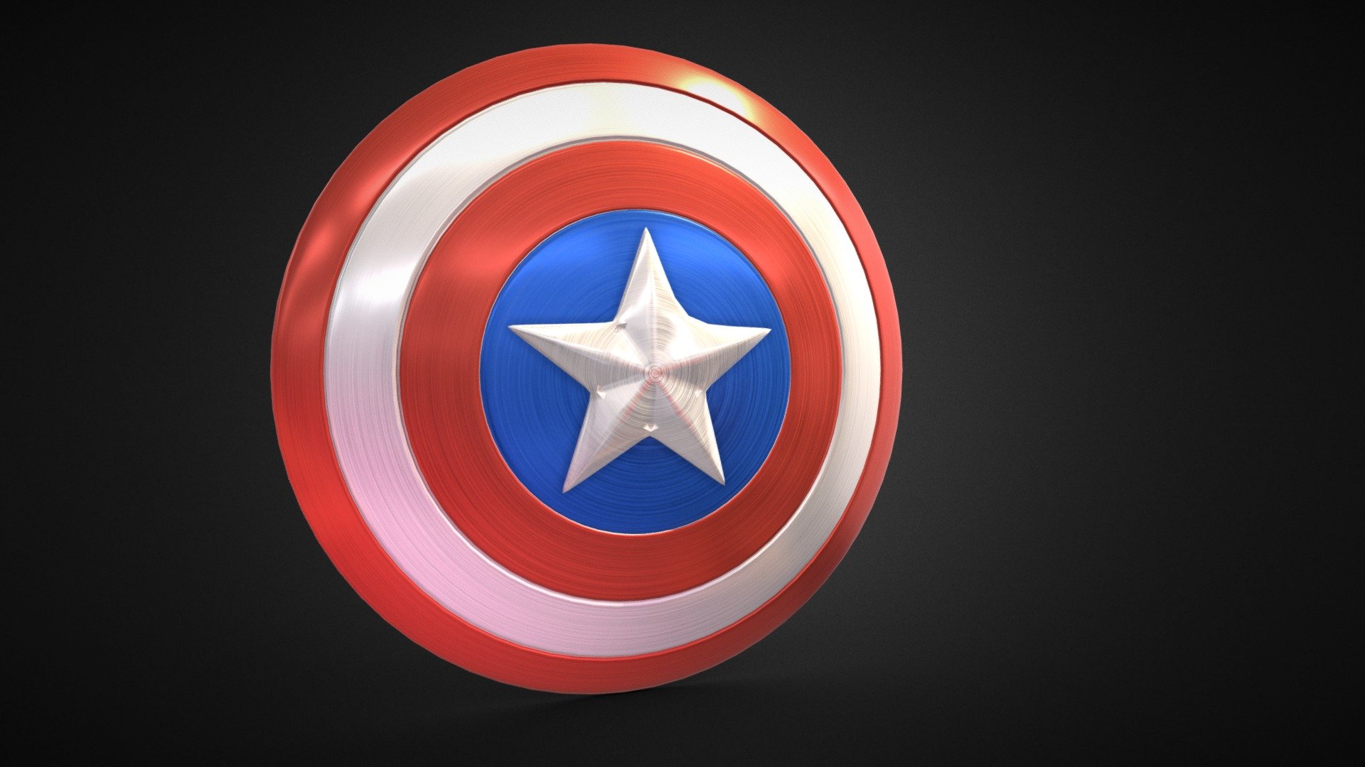 Captain America's Shield - Download Free 3D model by Caio Descolado ...