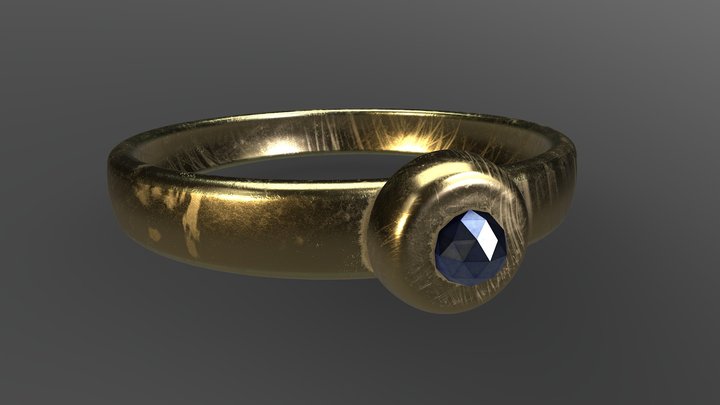 Jewel Ring (4K) 3D Model