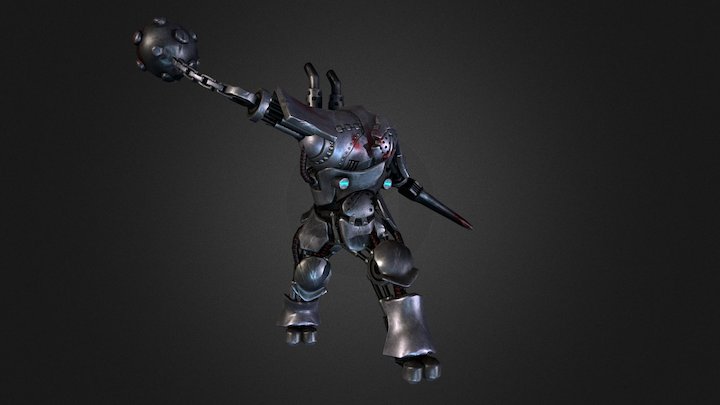 Mech Golem 3D Model