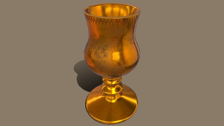 Antique Goblet 3D Model