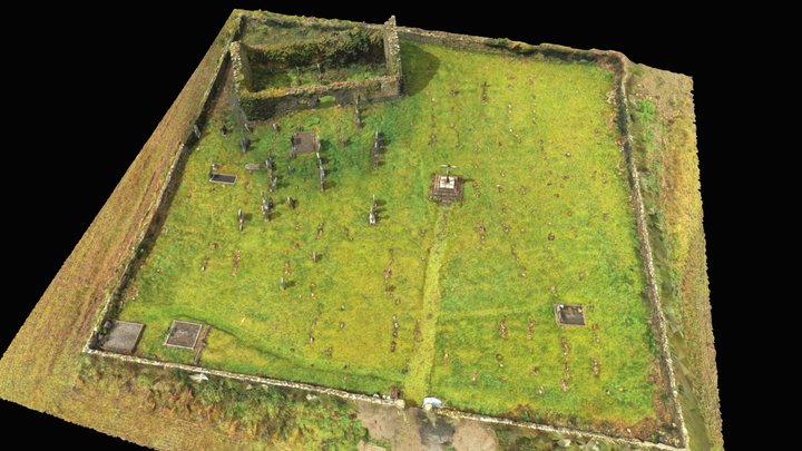 Ballygibbon Church (TN015-102001-) and Graveyard – Modello 3D gratuito STL