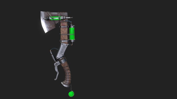 Poison Axe 3D Model