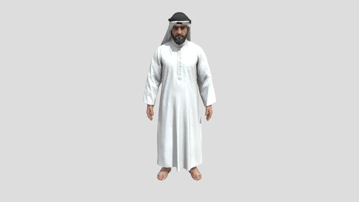 Arab man 3D Model