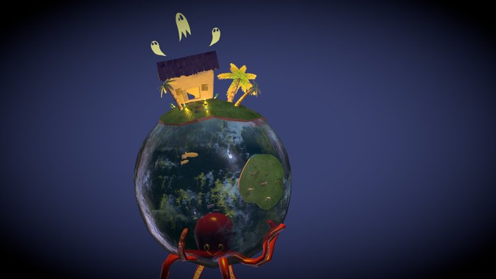 Ghost Beach 3D Model