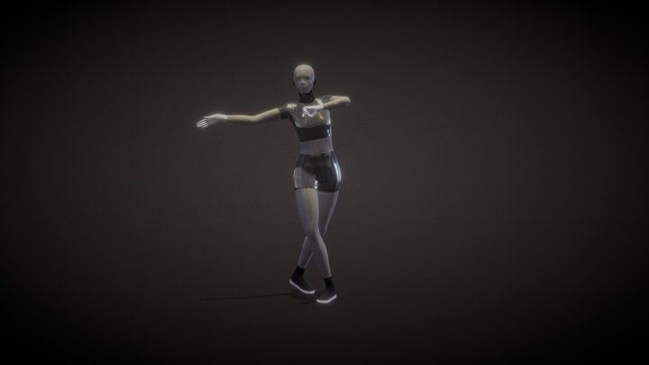 A&M: Adjarian Gandagana, dance animation 120 bpm 3D Model