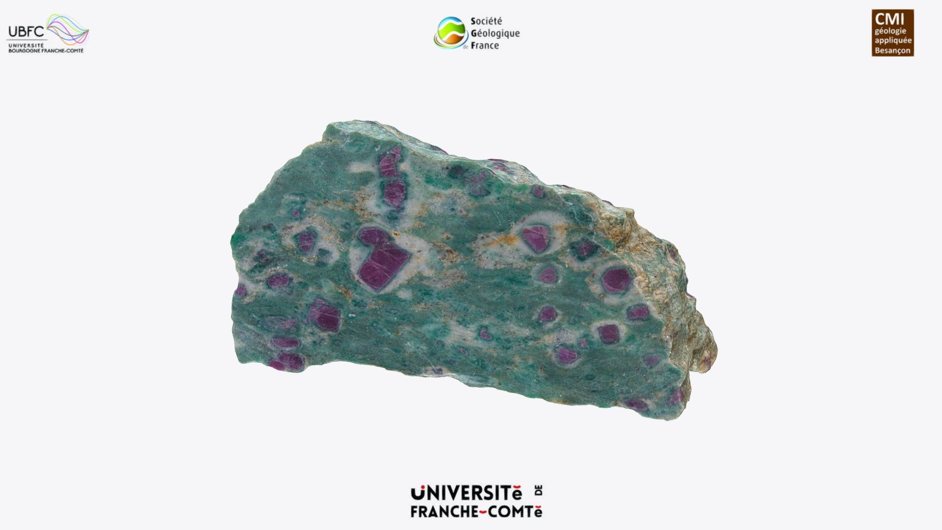 Ruby-fuchsite gneiss