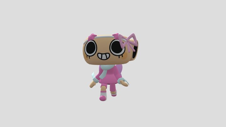 Carebear Shelly Skin (Dandys World) 3D Model