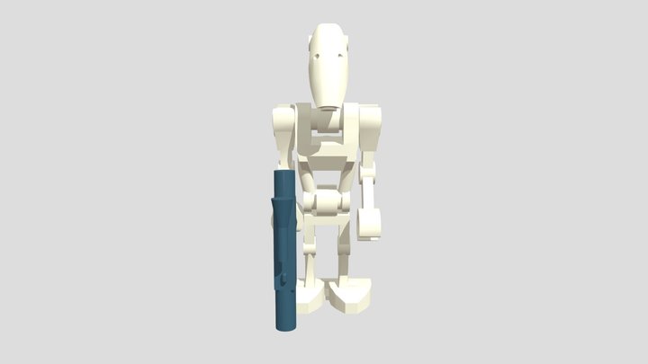 LEGO Battle Droid 3D Model