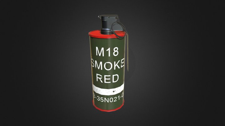 M18 Smoke Grenade 3D Model