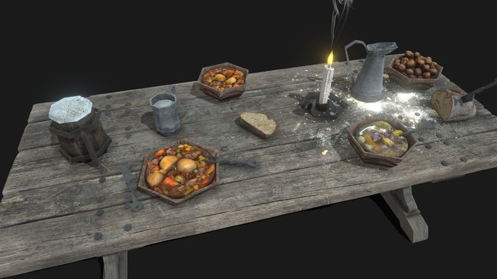 Table – Modello 3D gratuito STL