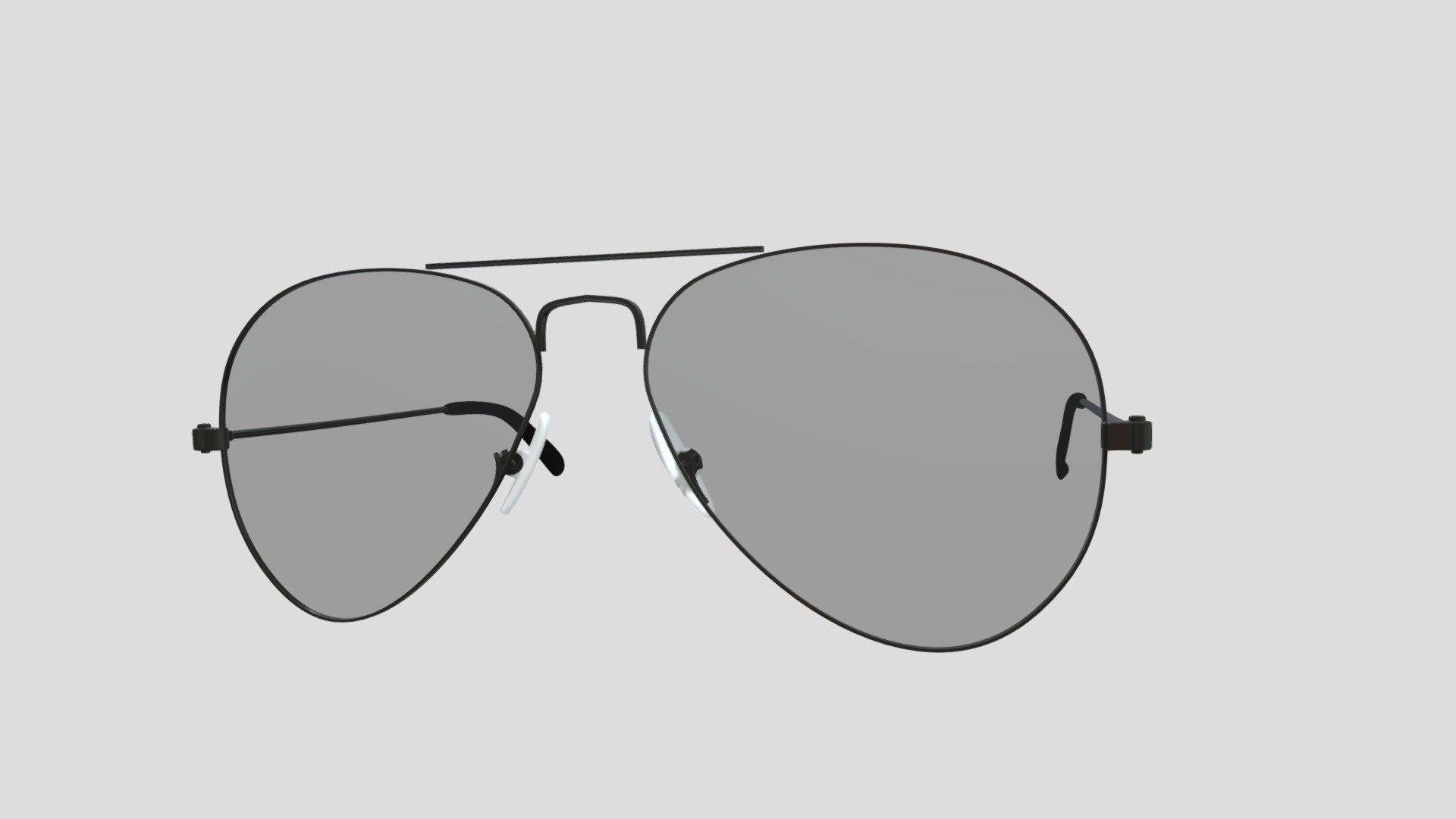 Aviator titanium sunglasses