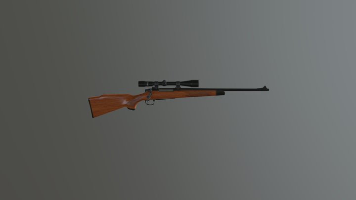 Remington Model 700 3D Model