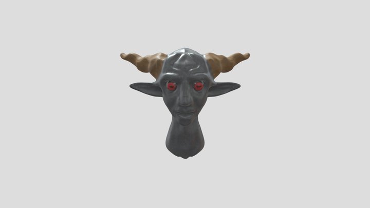 Demon Head 3D Model