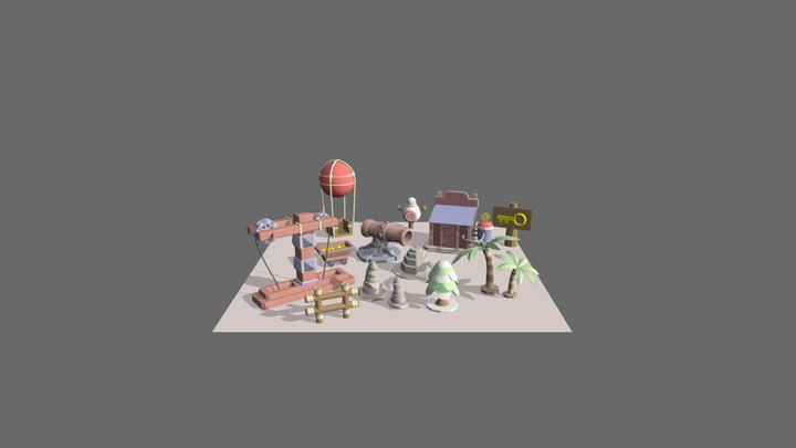 Practice modeling 3D Model