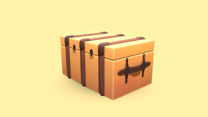 Stylized Chest 3D Model