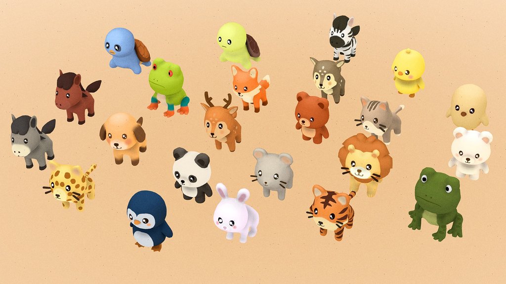 Animals Pack - Cartoon Animals