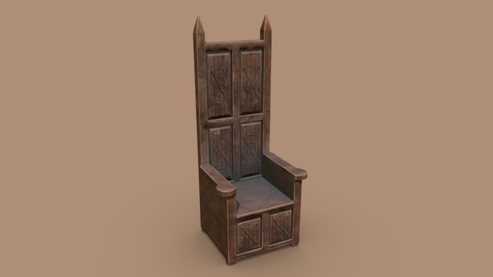 Al-Yad : Throne 3D Model