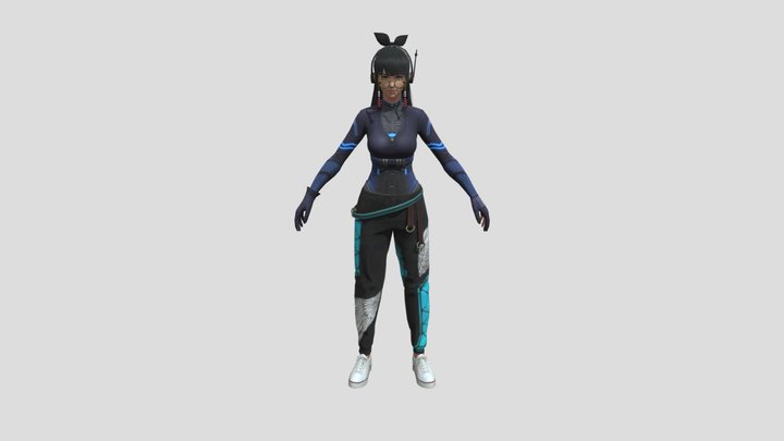 FF Female 3 model 3d 3D Model
